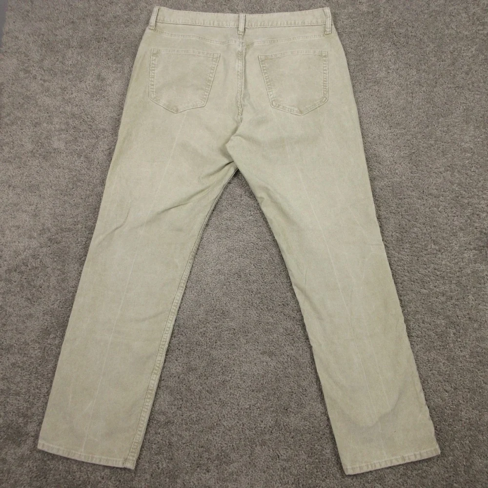 Banana Republic Pants Mens 34x30 Beige Corduroy Faded‎ Slim Fit 5 Pocket Chino